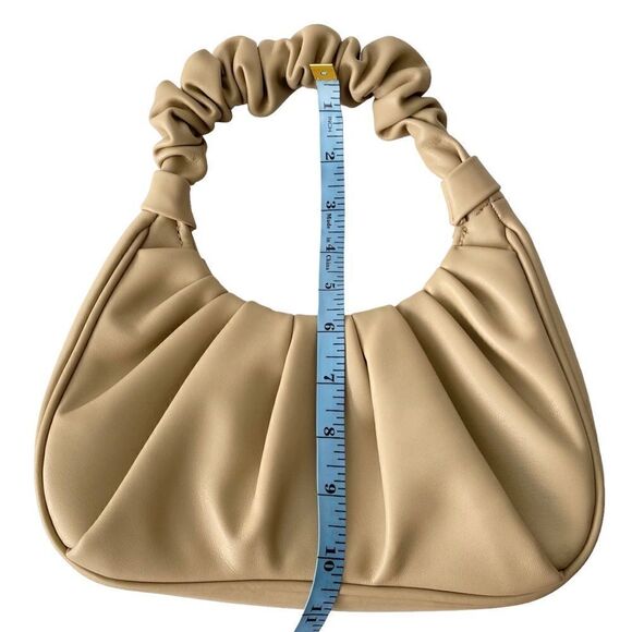 NEW Vintage Vibe Y2K Scrunchie Shoulder Bag Urban Khaki in One Size - Picture 7 of 8